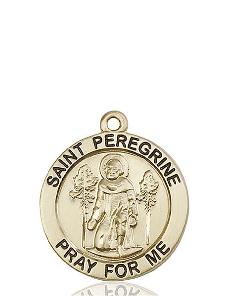 14kt Gold St. Peregrine Medal