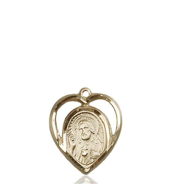 14kt Gold Scapular Medal