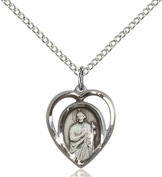 Sterling Silver St. Jude Pendant