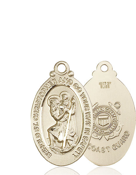 14kt Gold St. Christopher Medal