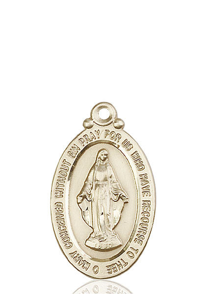 14kt Gold Miraculous Medal