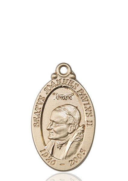 14kt Gold Pope John Paul II Medal