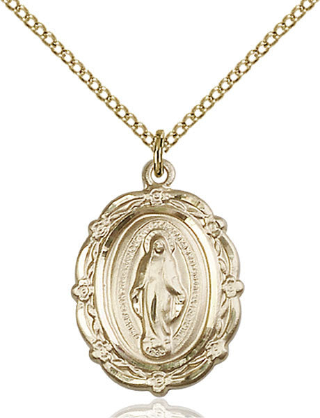 Gold Filled Miraculous Pendant