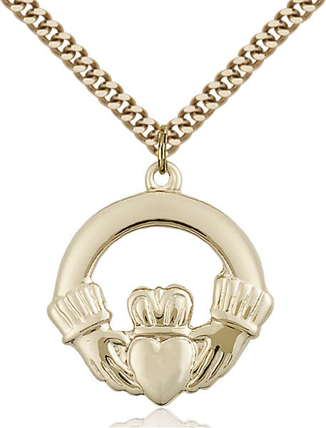 Gold Filled Claggagh Pendant