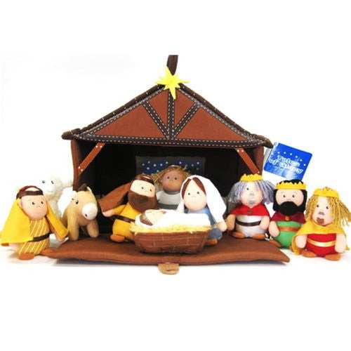 Plush Nativity 11 Pc Play Set