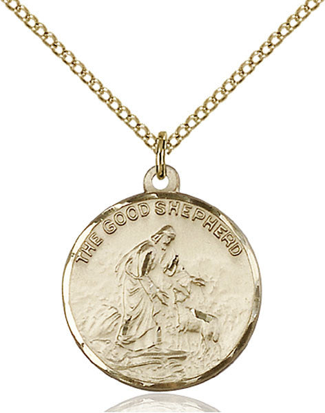 Gold Filled Good Shepherd Pendant