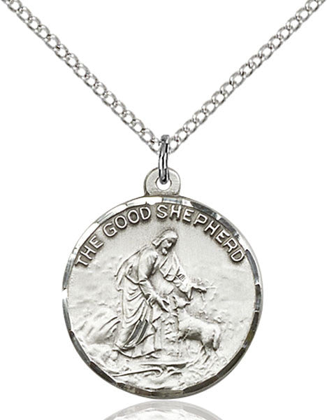 Sterling Silver Good Shepherd Pendant