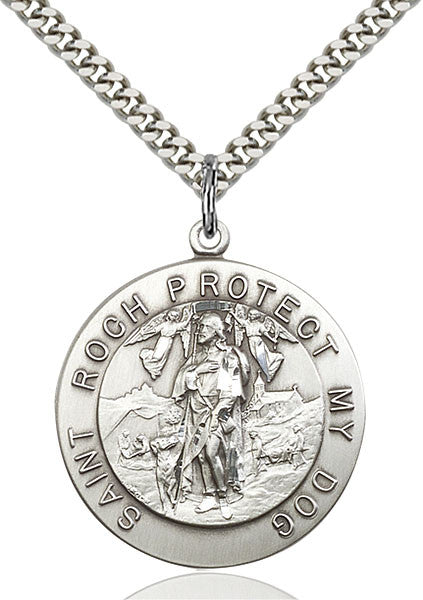 Sterling Silver St. Roch Pendant