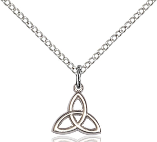 Sterling Silver Trinity Irish Knot Pendant