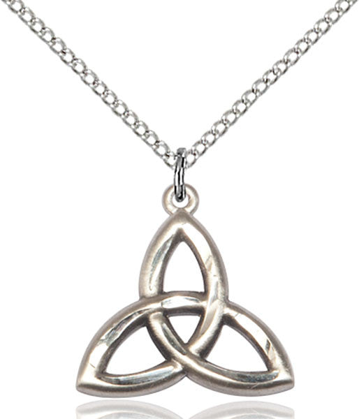 Sterling Silver Trinity Irish Knot Pendant