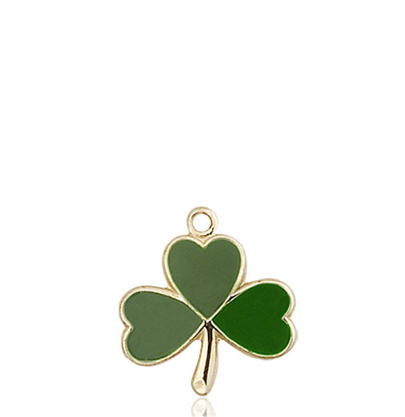 14kt Gold Shamrock Medal