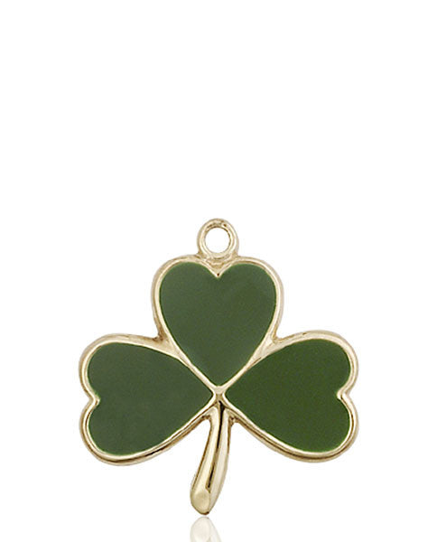 14kt Gold Shamrock Medal