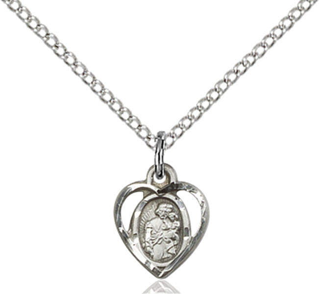 Sterling Silver St. Joseph Pendant