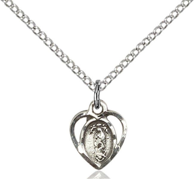 Sterling Silver O/L of La Salette Pendant