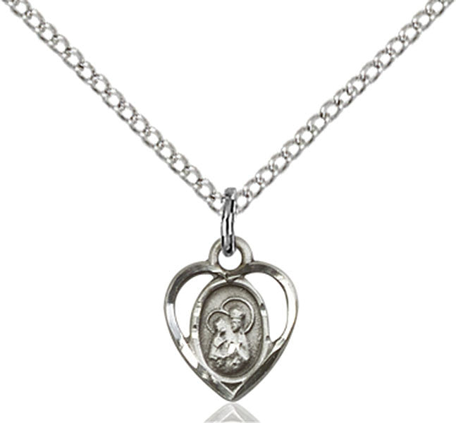 Sterling Silver St. Ann Pendant