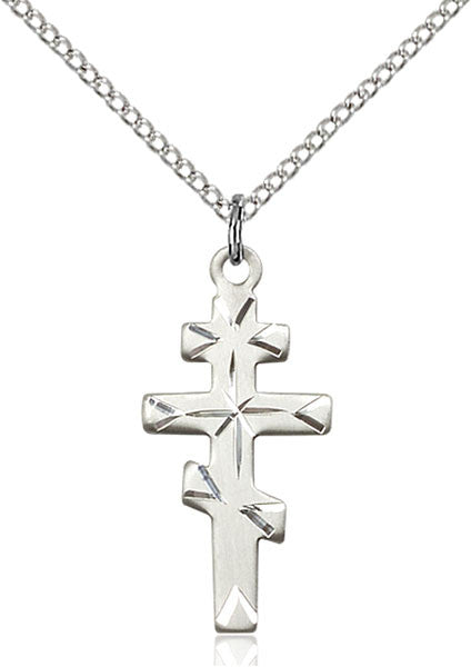 Sterling Silver Greek Orthadox Cross Pendant