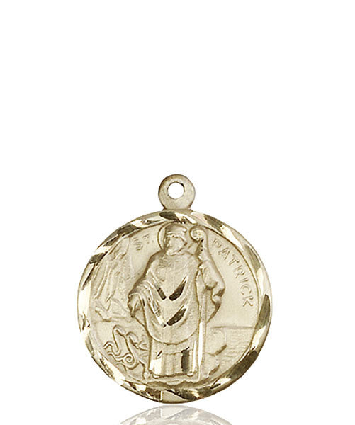 14kt Gold St. Patrick Medal