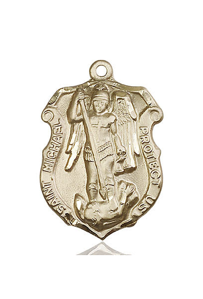 14kt Gold St. Michael Medal