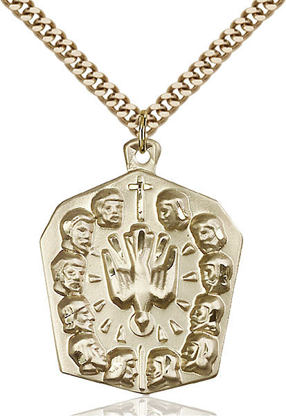 Gold Filled Apostles Pendant