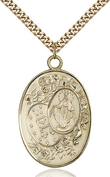 Gold Filled Miraculous Pendant