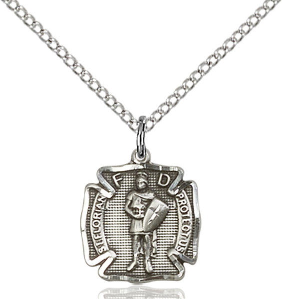 Sterling Silver St. Florian Pendant