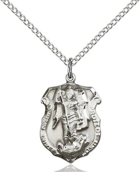 Sterling Silver St. Michael the Archangel Pendant