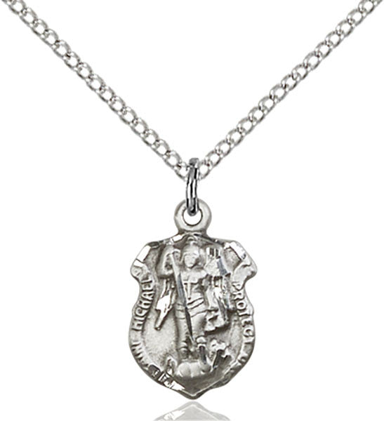 Sterling Silver St. Michael the Archangel Pendant