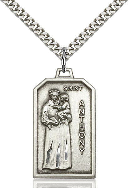 Sterling Silver St. Anthony Pendant