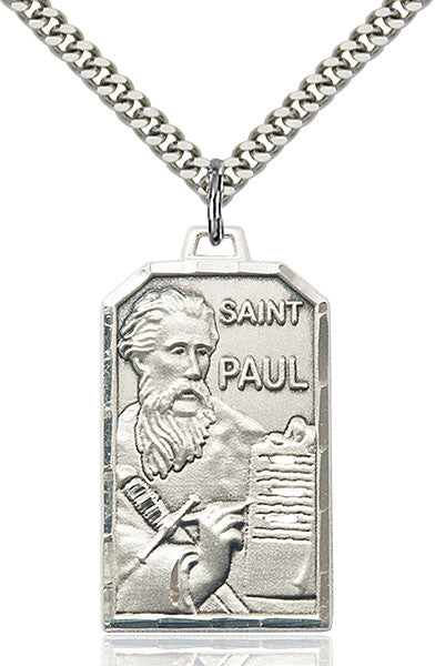 Sterling Silver St. Paul the Apostle Pendant