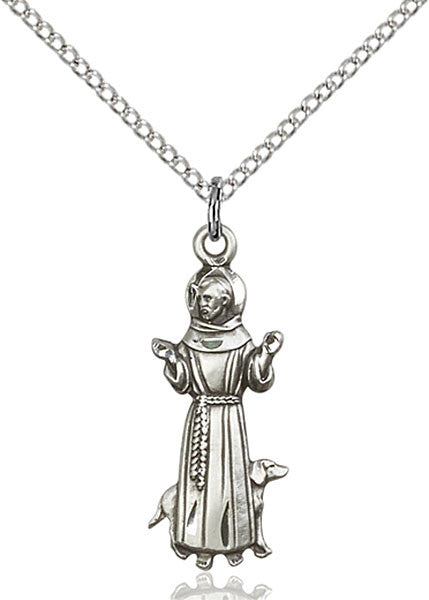 Sterling Silver St. Francis Pendant