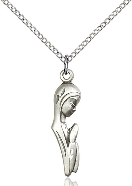 Sterling Silver Madonna Pendant