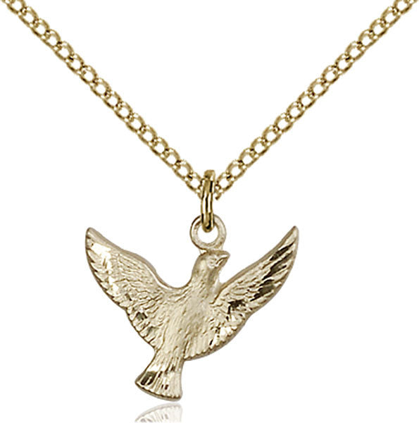 Gold Filled Holy Spirit Pendant