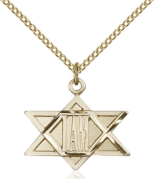 Gold Filled I Am Star Pendant