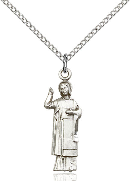 Sterling Silver St. Florian Pendant