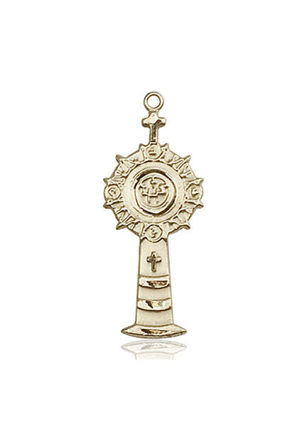 14kt Gold Monstrance Medal