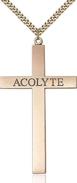 Gold Filled Acolyte Cross Pendant