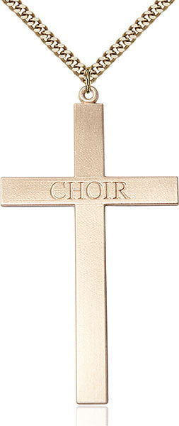 Gold Filled Choir Cross Pendant