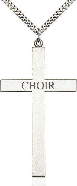 Sterling Silver Choir Cross Pendant