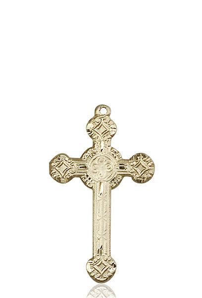 14kt Gold Cross Medal