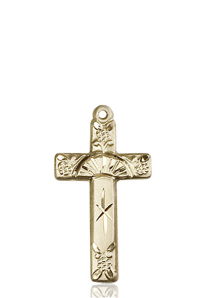 14kt Gold Cross Medal