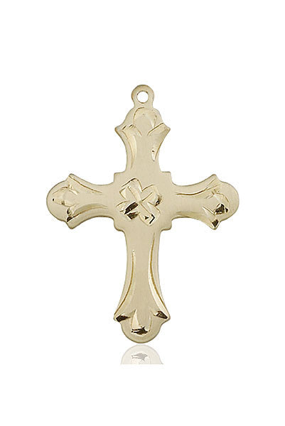 14kt Gold Cross Medal