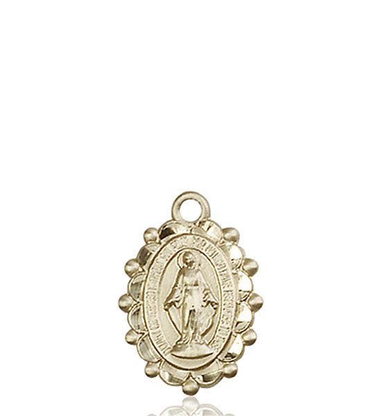 14kt Gold Miraculous Medal