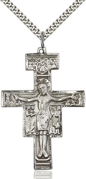 Sterling Silver San Damiano Pendant