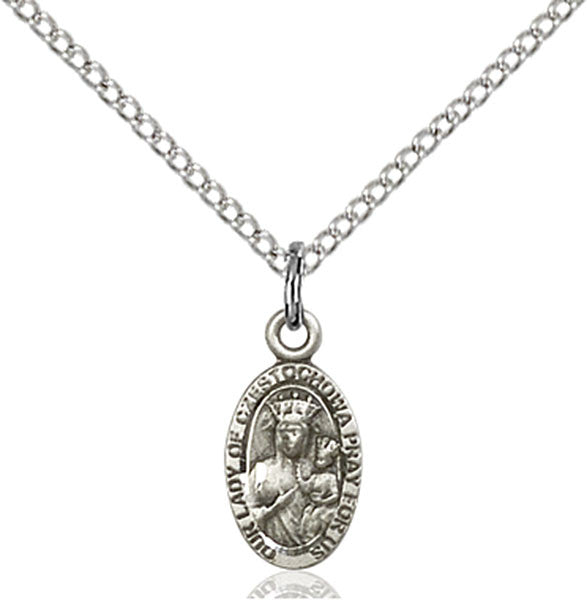 Sterling Silver O/L of Czestochowa Pendant