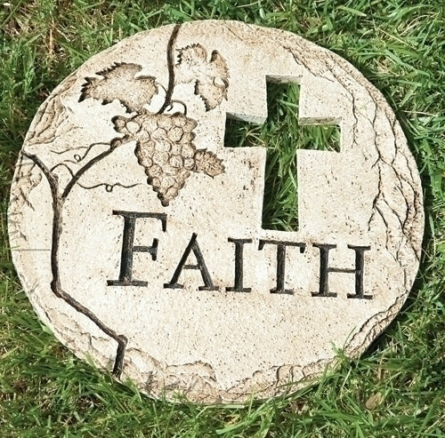 Faith Garden  Stone 12"