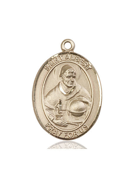 14kt Gold St. Albert the Great Medal