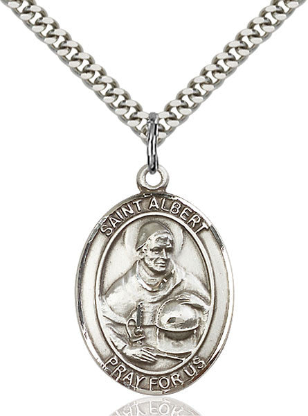 Sterling Silver St. Albert the Great Pendant