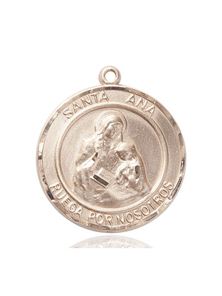 14kt Gold Santa Ana Medal