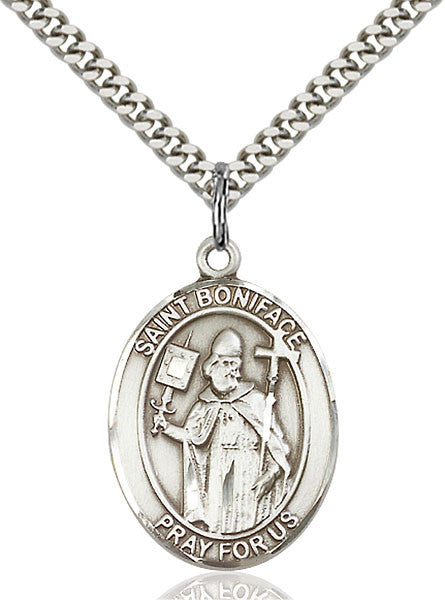 Sterling Silver St. Boniface Pendant