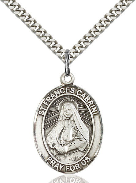 Sterling Silver St. Frances Cabrini Pendant